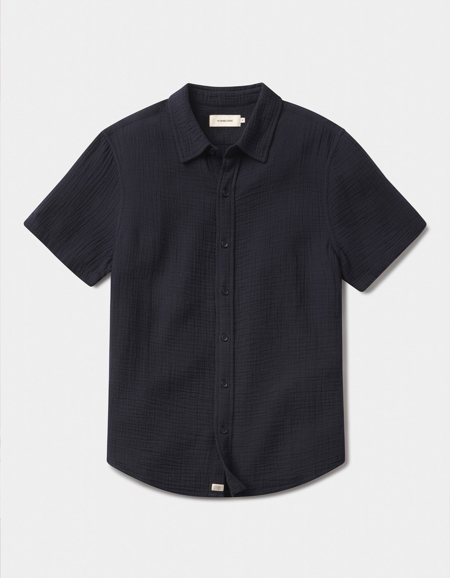 Kalo Short Sleeve Button Up in Navy