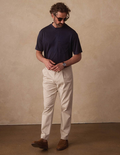 Comfortech Twill Pant in Stone