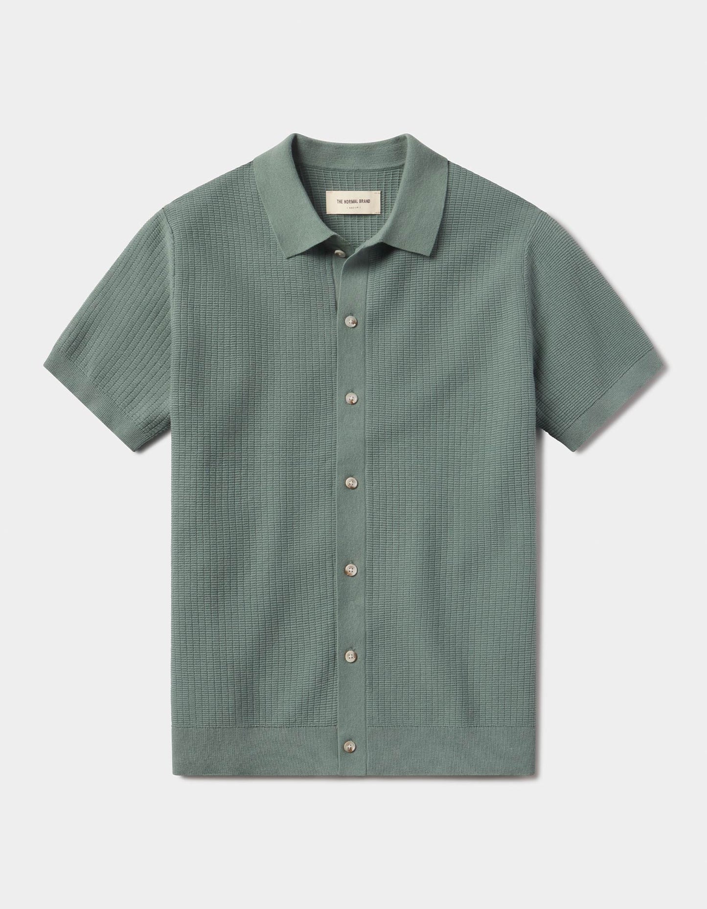 Breezeknit Button Up in Juniper