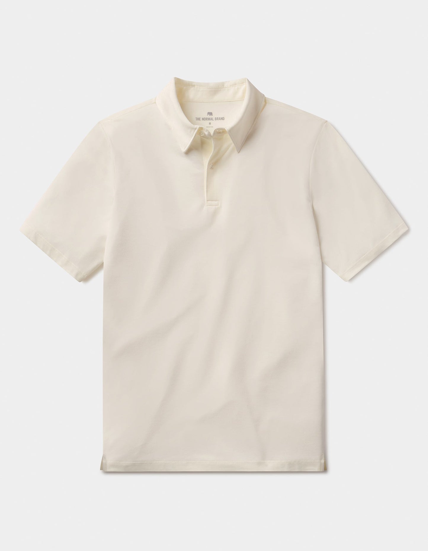 LuxeJersey Polo in Ivory