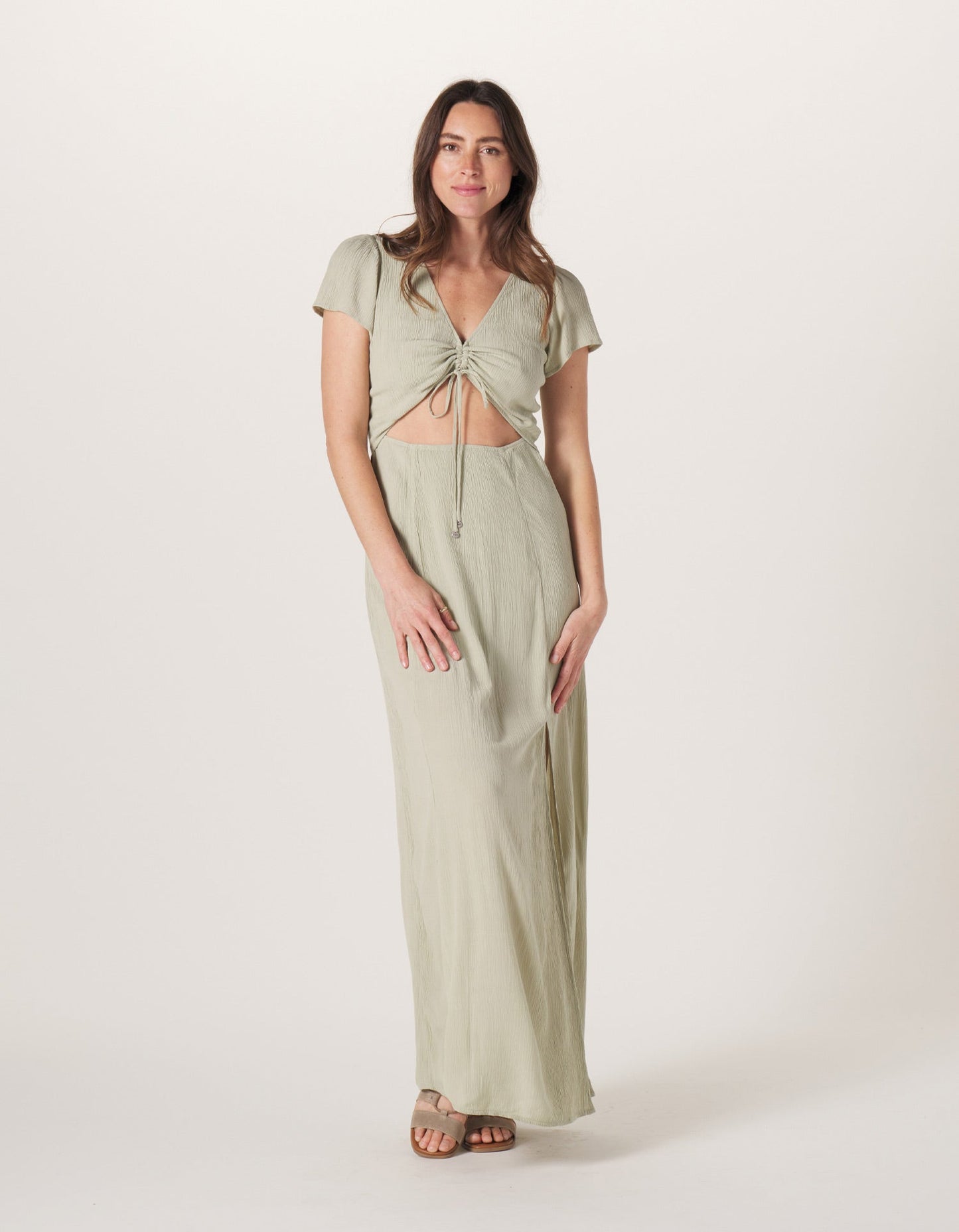 Ezra Crepe Cinch Dress