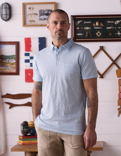 Vintage Slub Pocket Polo