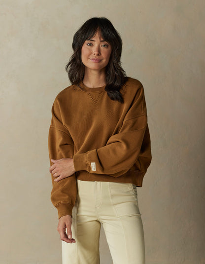 Jackie Premium Fleece Vintage Crewneck