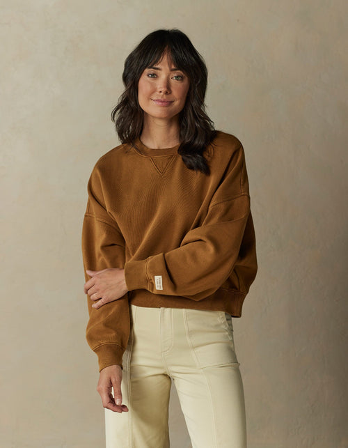 Jackie Premium Fleece Vintage Crewneck