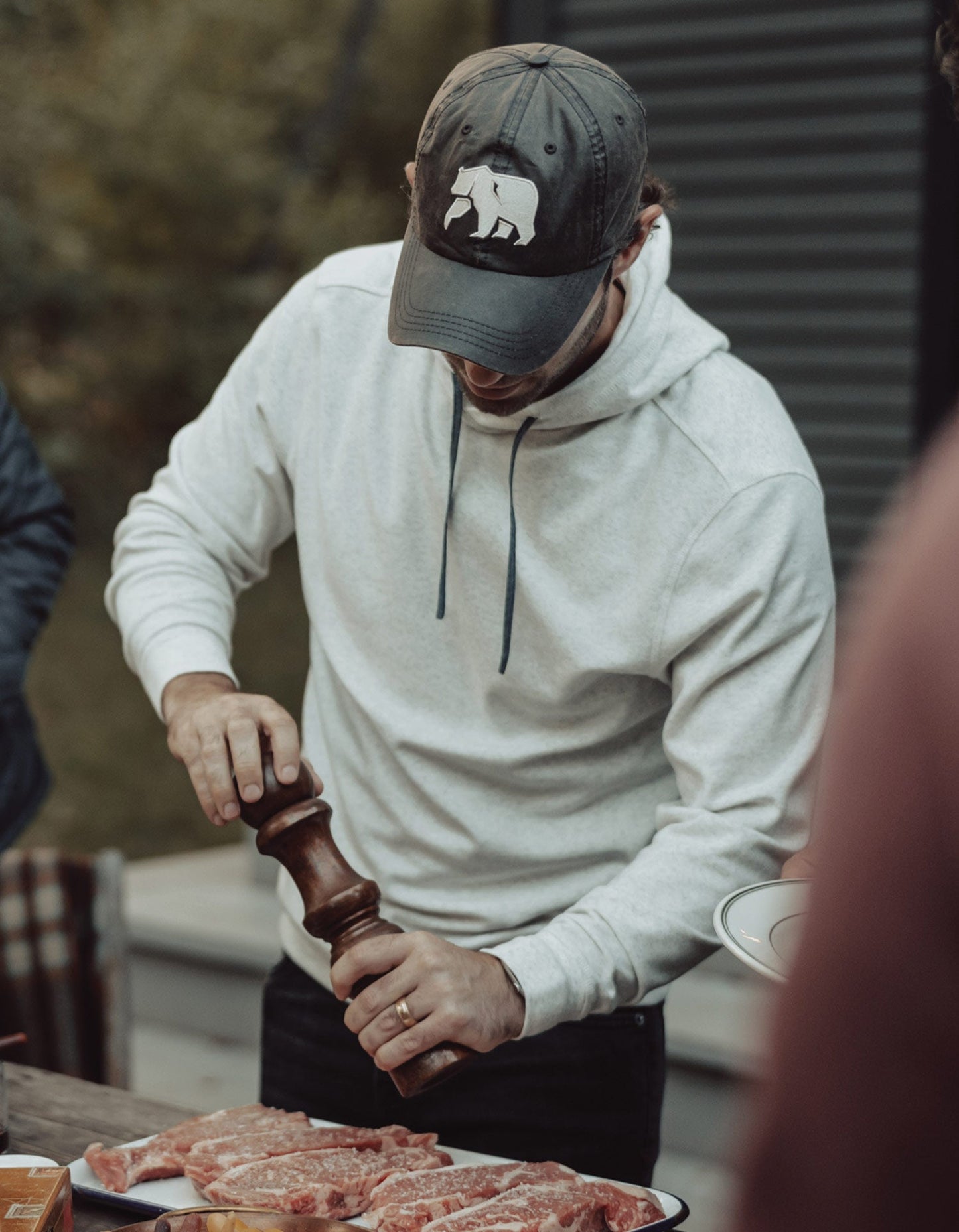 Waxed Canvas Cap in Brown