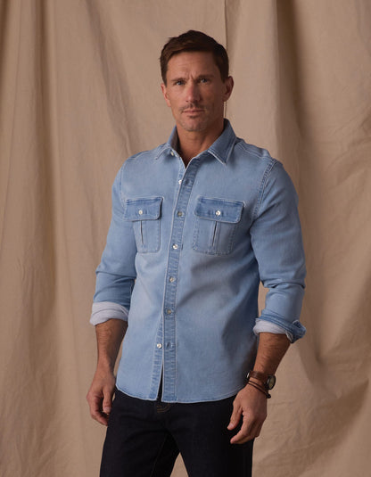 Comfort Terry Shirt Jacket