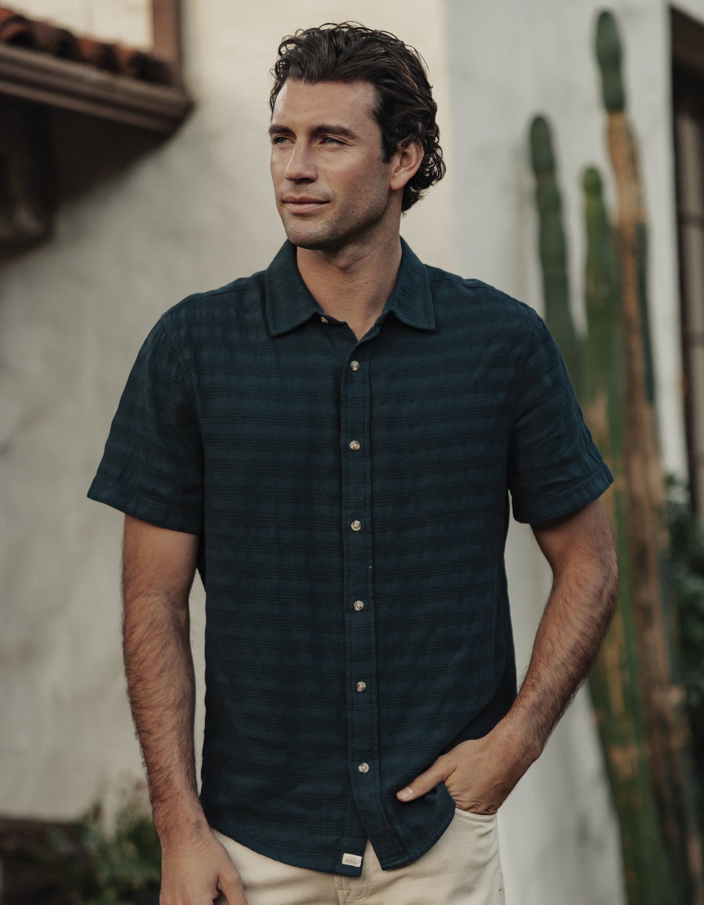 Freshwater Everyday Shirt in Dark Oasis
