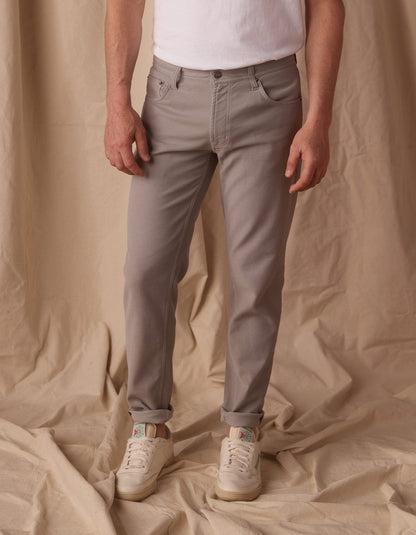 Comfort Terry Pant in Greystone