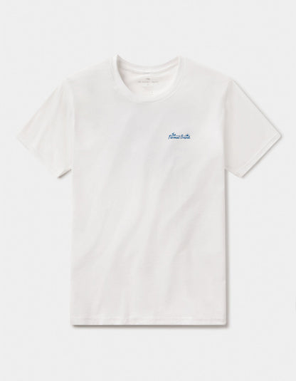 Summer Postcard Tee in White