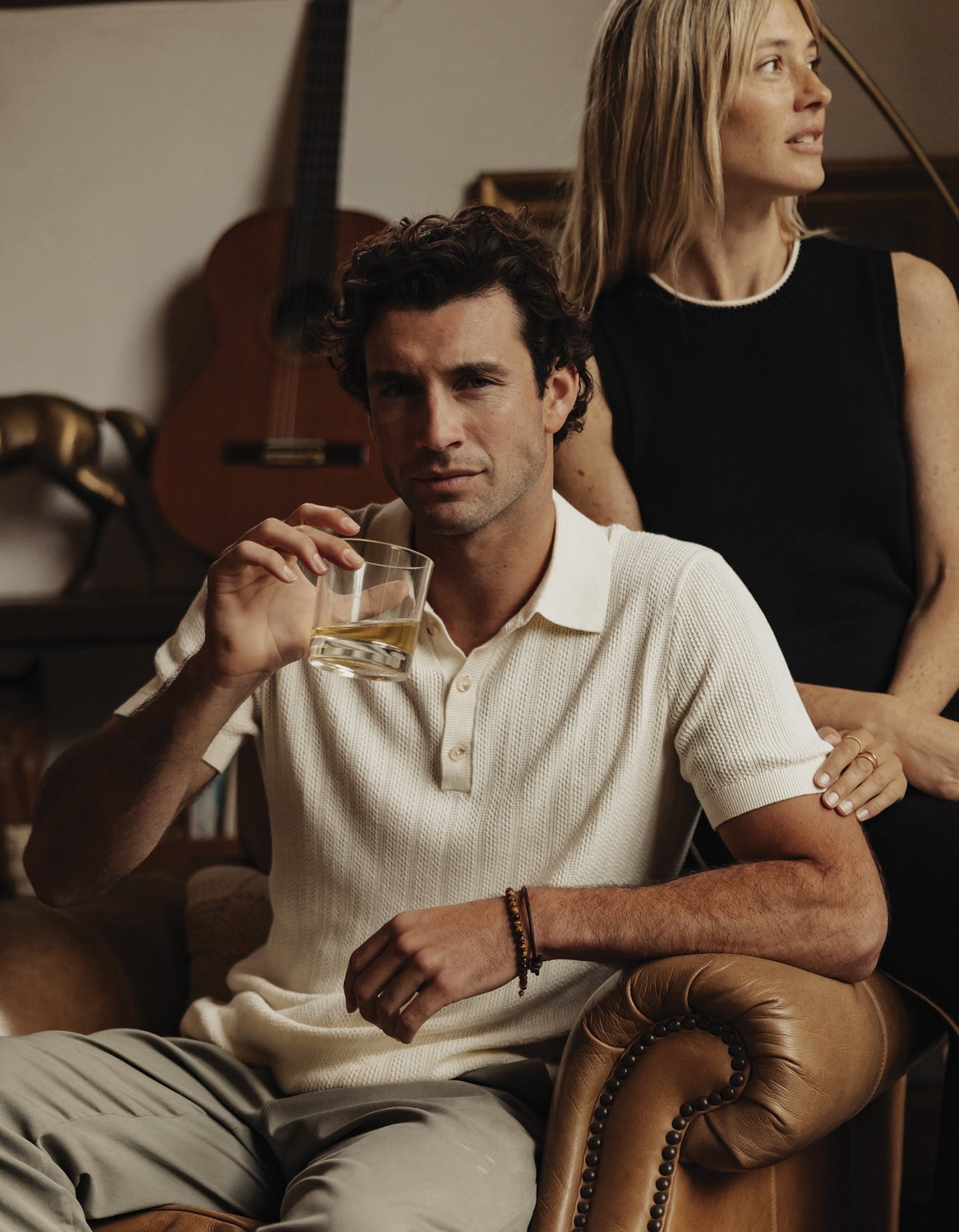 Robles Textured Knit Polo
