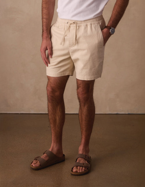 Texstretch Summer Short in Light Khaki