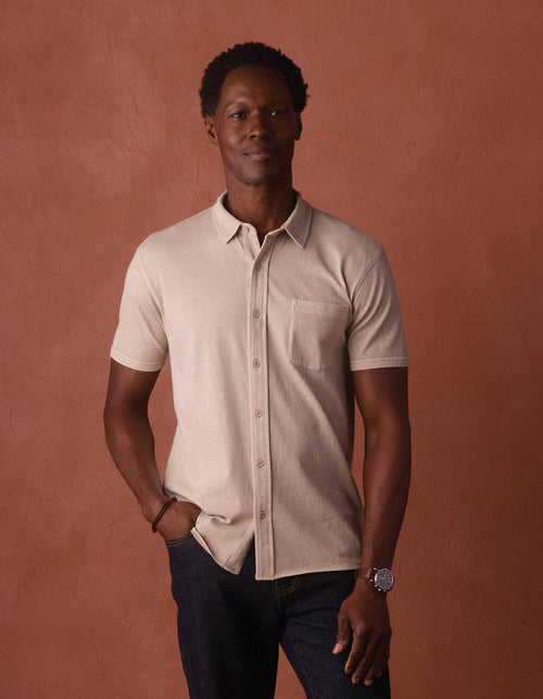 Normal Jersey Button Up