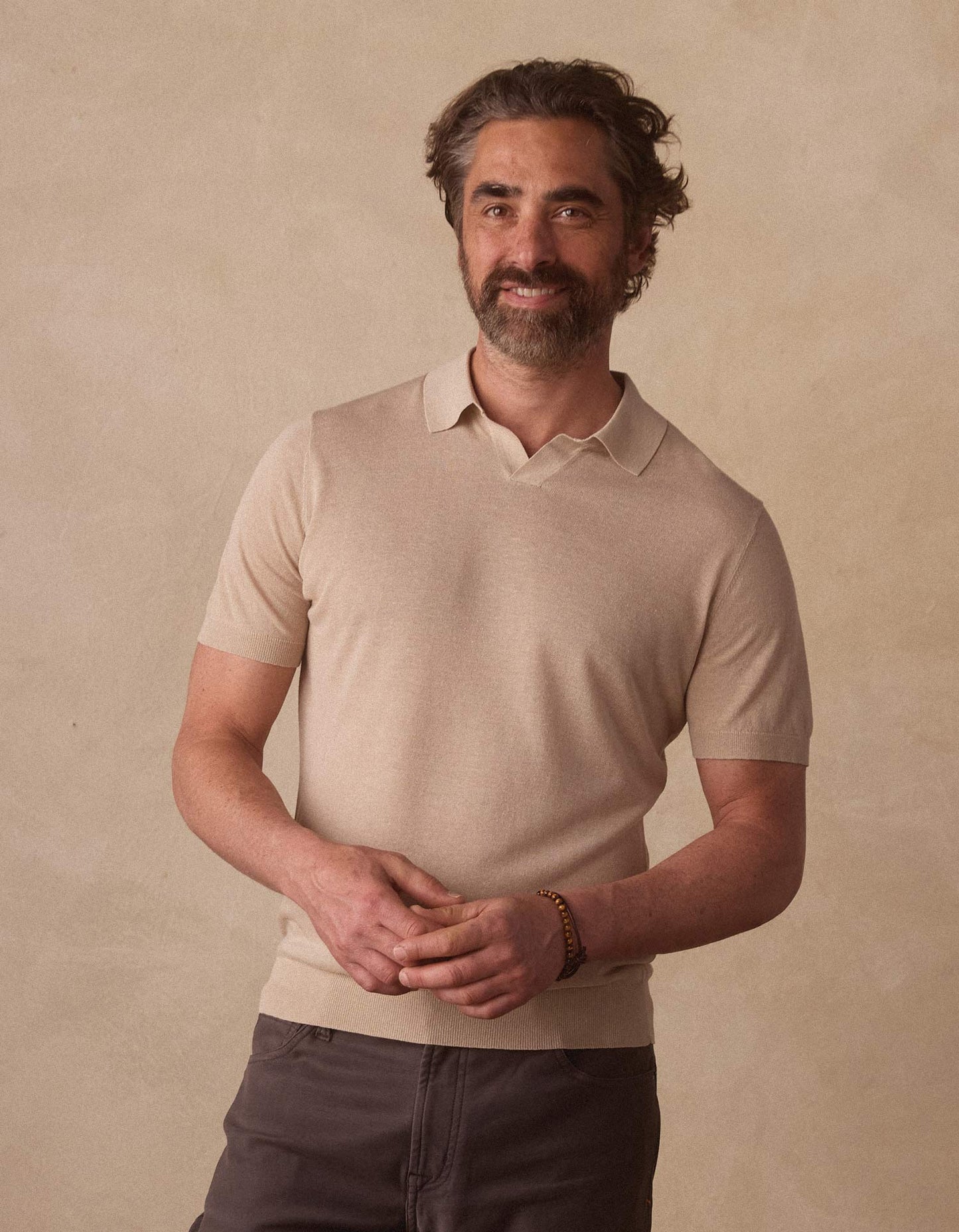 Summer Linen-Blend Polo