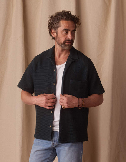 Freshwater Resort Shirt in Tunica Dark Oasis