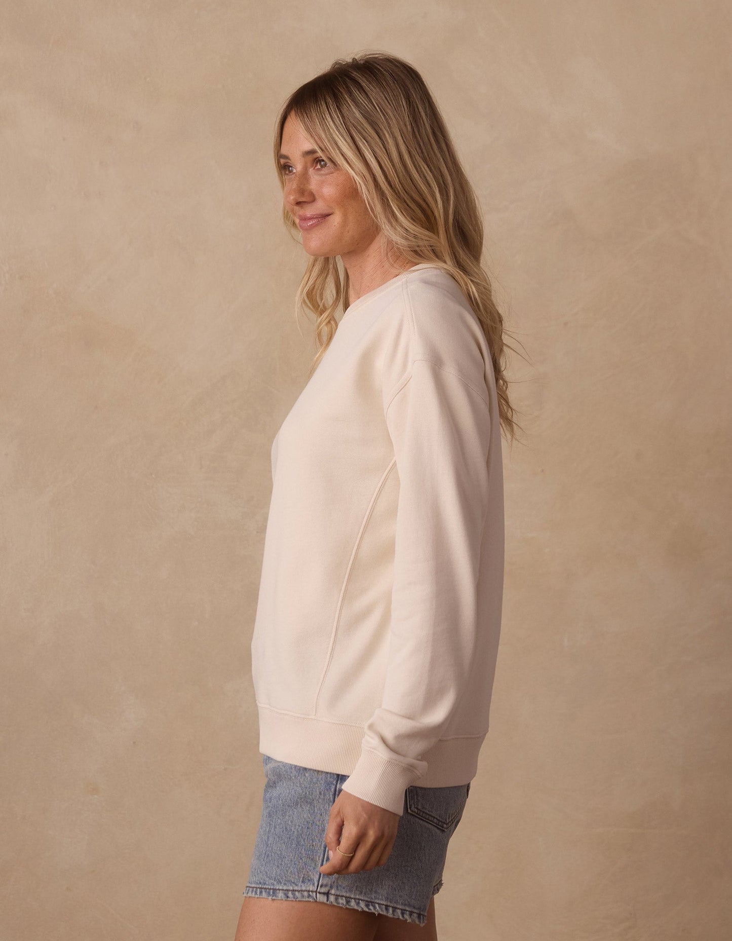 Cole Terry Classic Crewneck in Birch