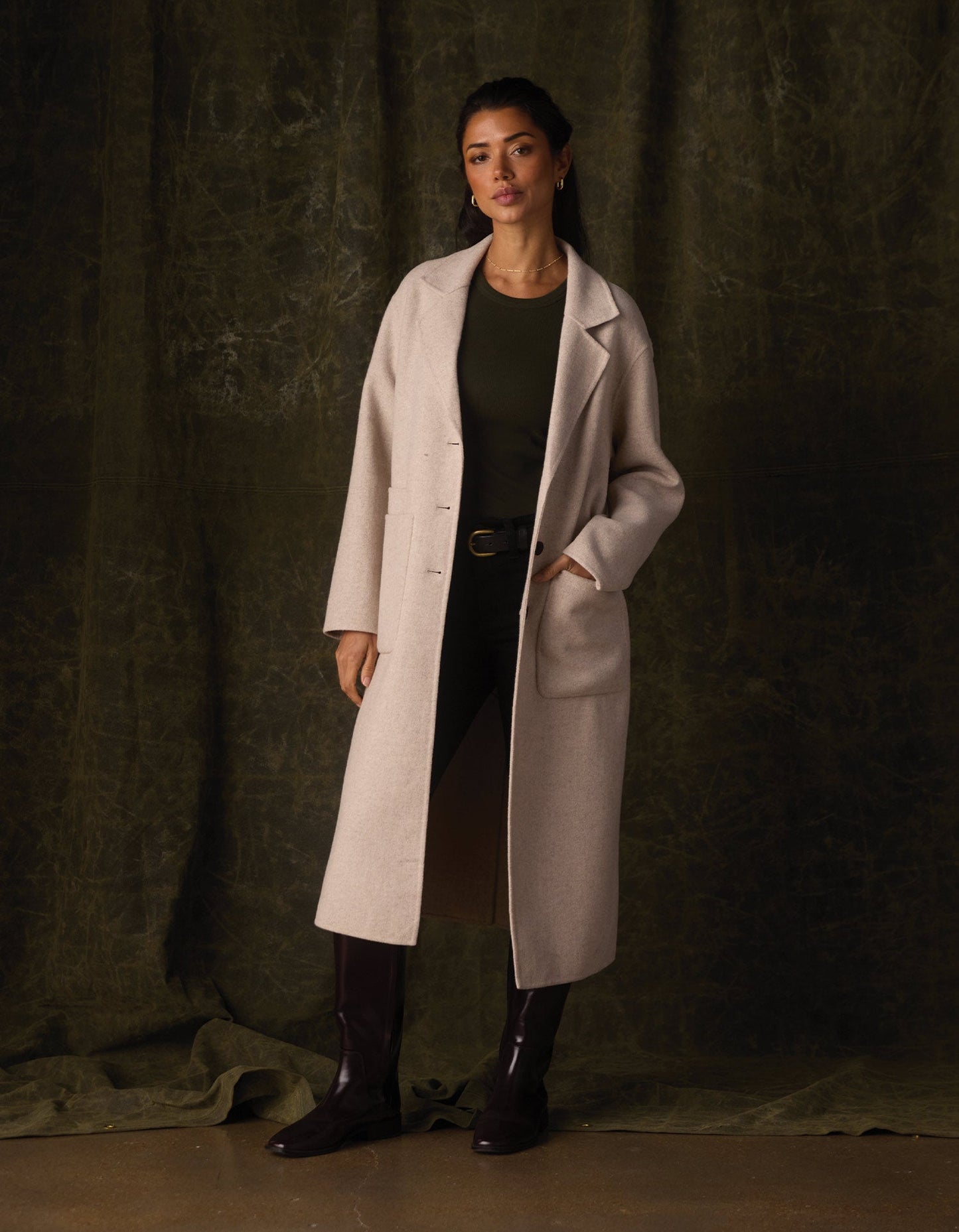 Duster Coat in Oat