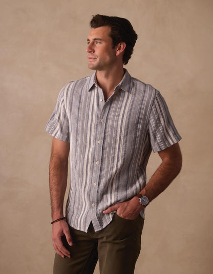 Freshwater Everyday Shirt in Positano Stripe