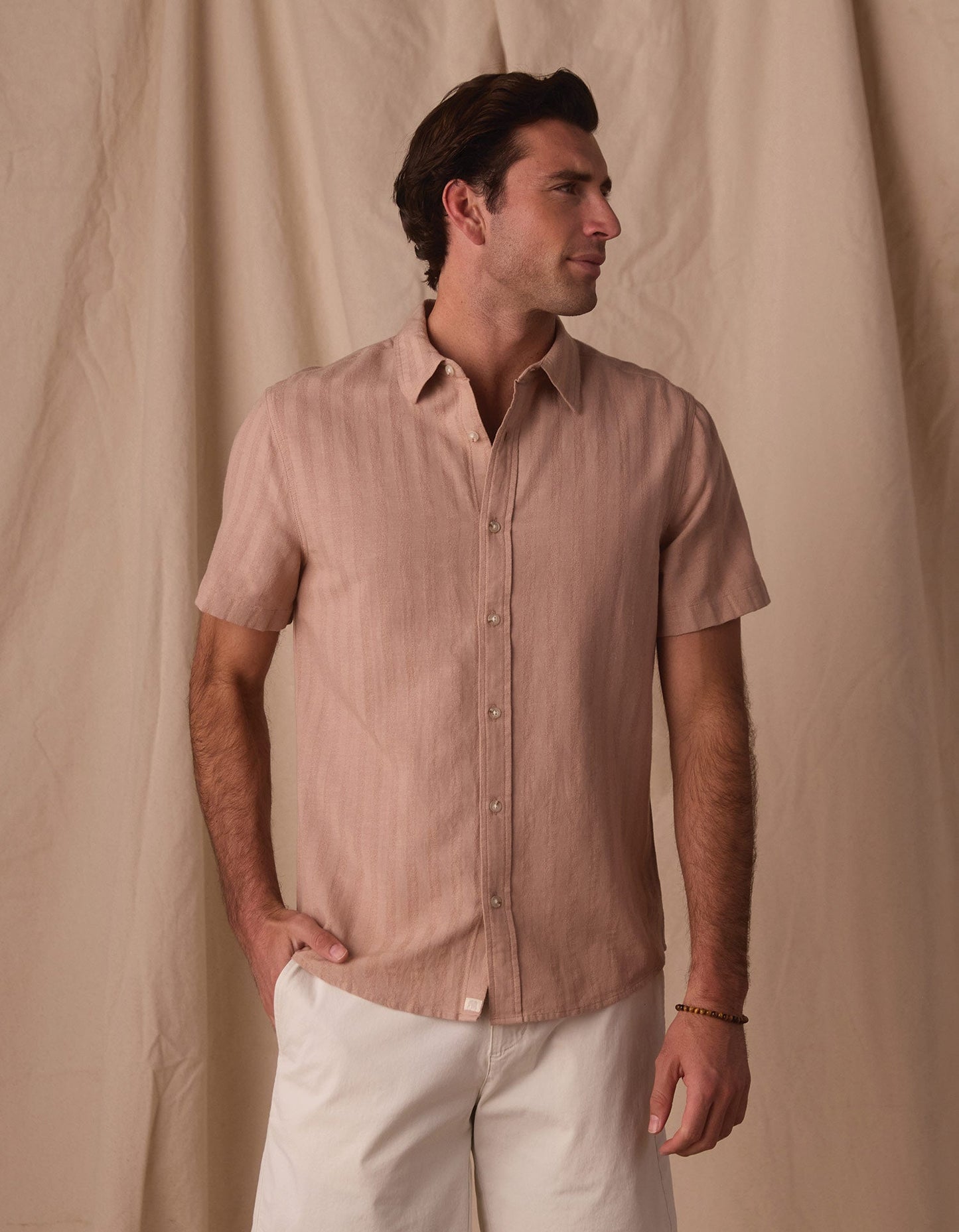 Freshwater Everyday Shirt in Flax