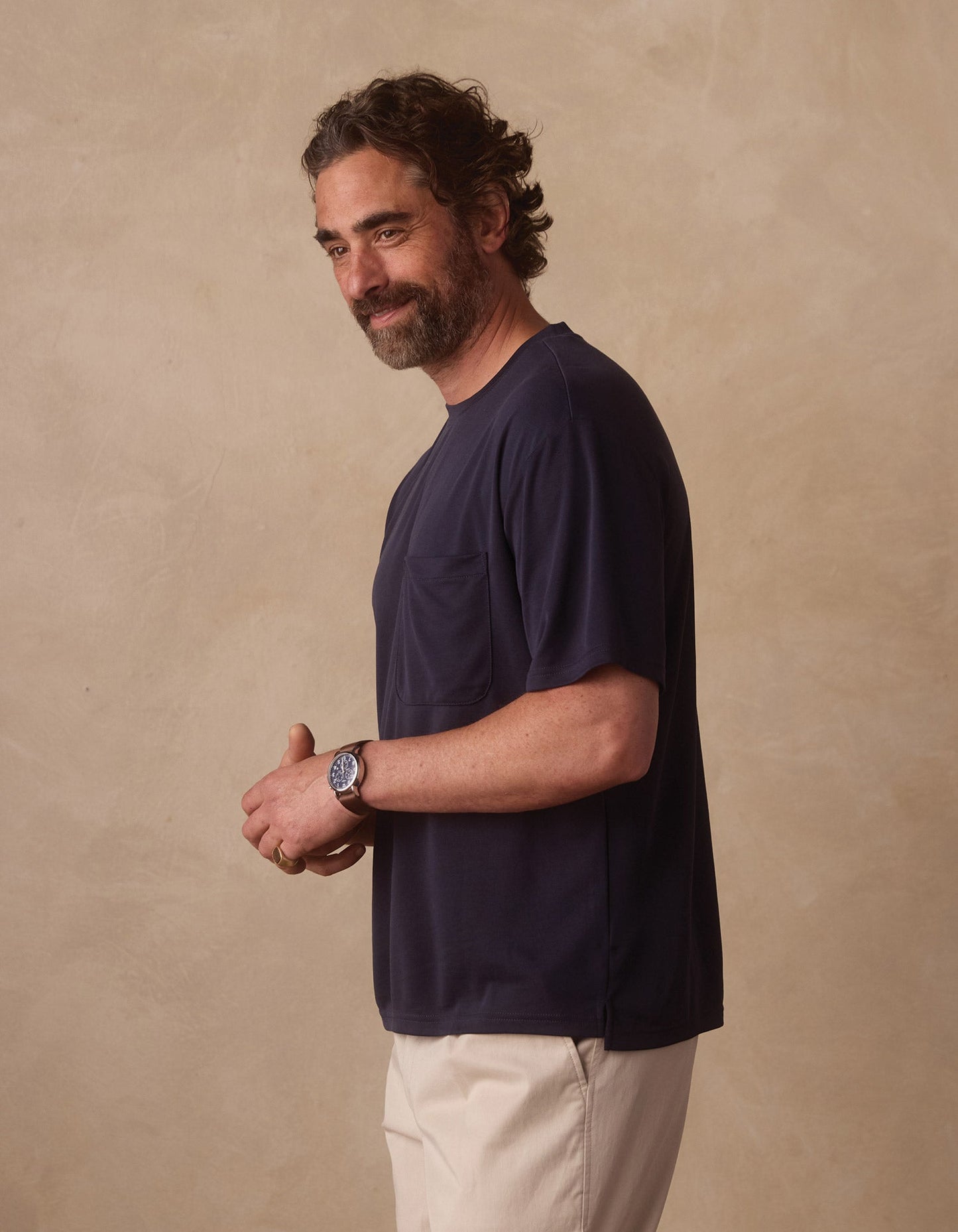 Laidback Tee in Navy