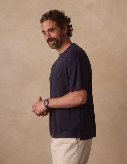 Laidback Tee in Navy