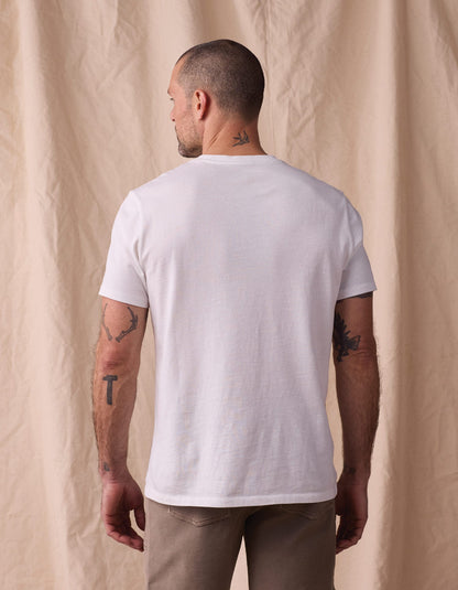 Normal Jersey Classic Tee in White
