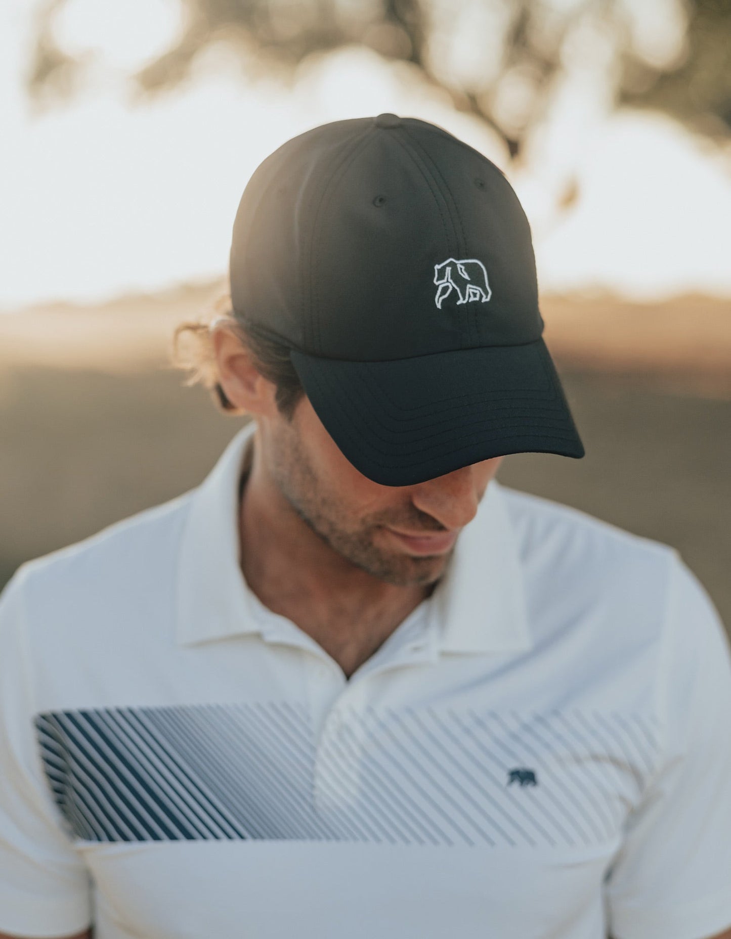 Patriotic Performance Cap in Black