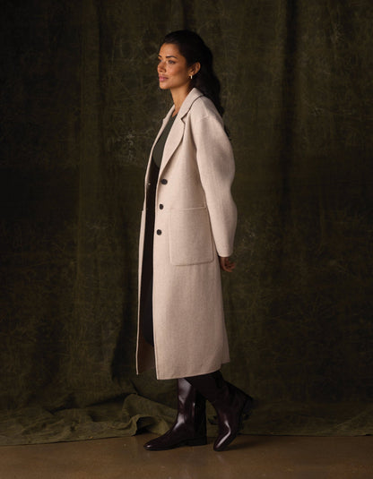 Duster Coat in Oat