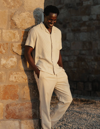 Freshwater Resort Shirt in Motivo Chalk