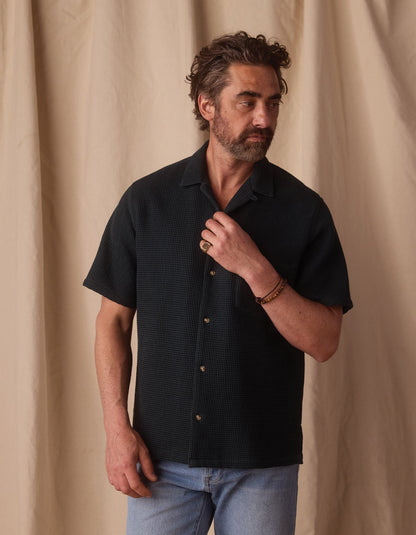 Freshwater Resort Shirt in Tunica Dark Oasis