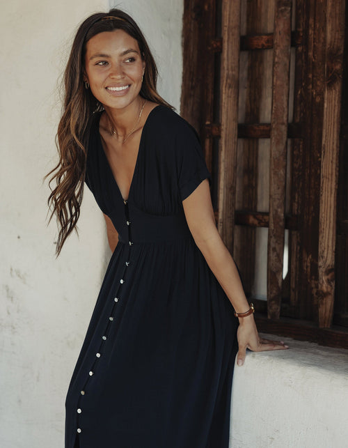 Aria Crepe Midi Dress