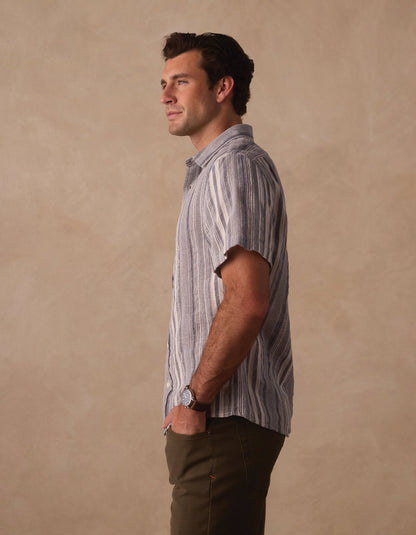 Freshwater Everyday Shirt in Positano Stripe