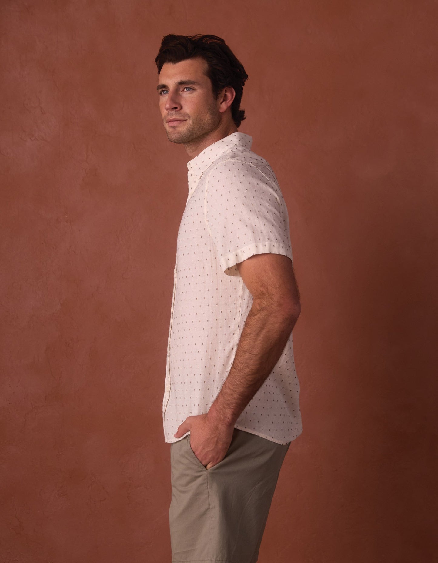 Freshwater Everyday Shirt in Nep Dobby