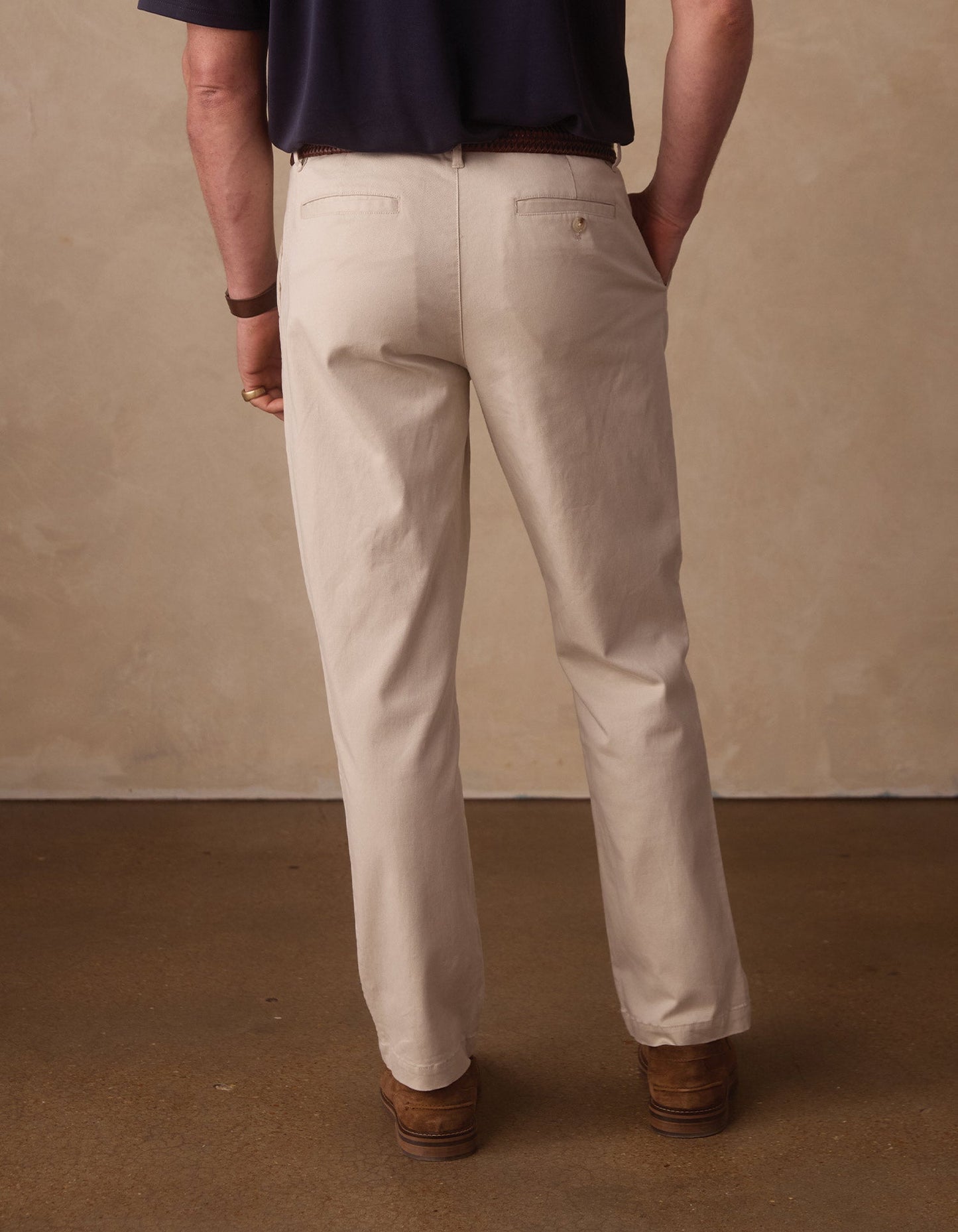 Comfortech Twill Pant in Stone