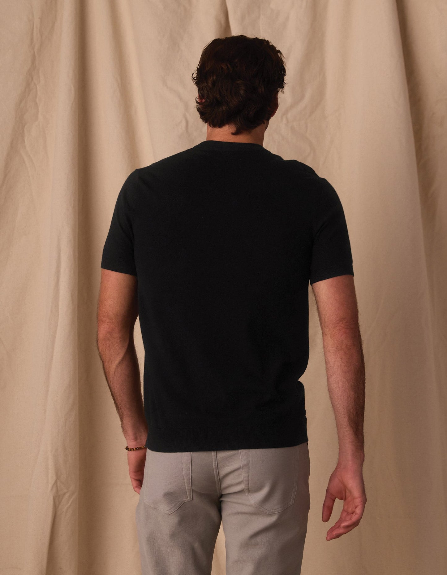 Taylor Sweater Tee in Black