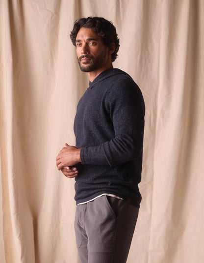 Jimmy Sweater Essential Hoodie in Normal Navy