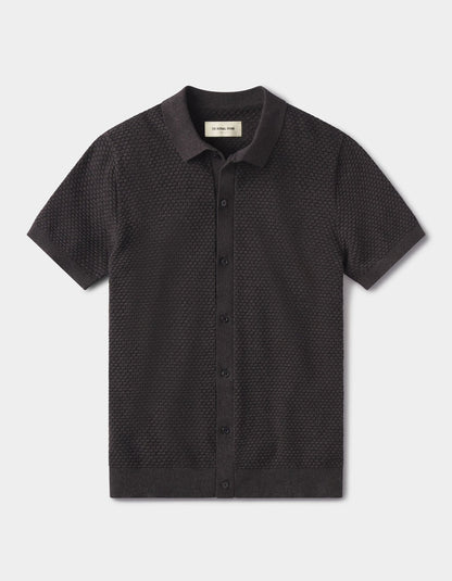 Robles Knit Jacquard Button Up