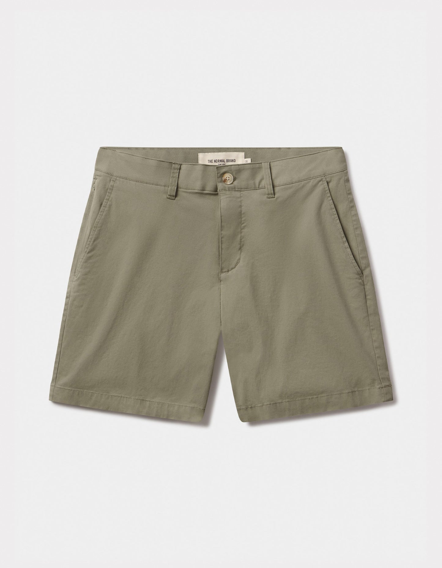 Stretch Chino Short in Moss