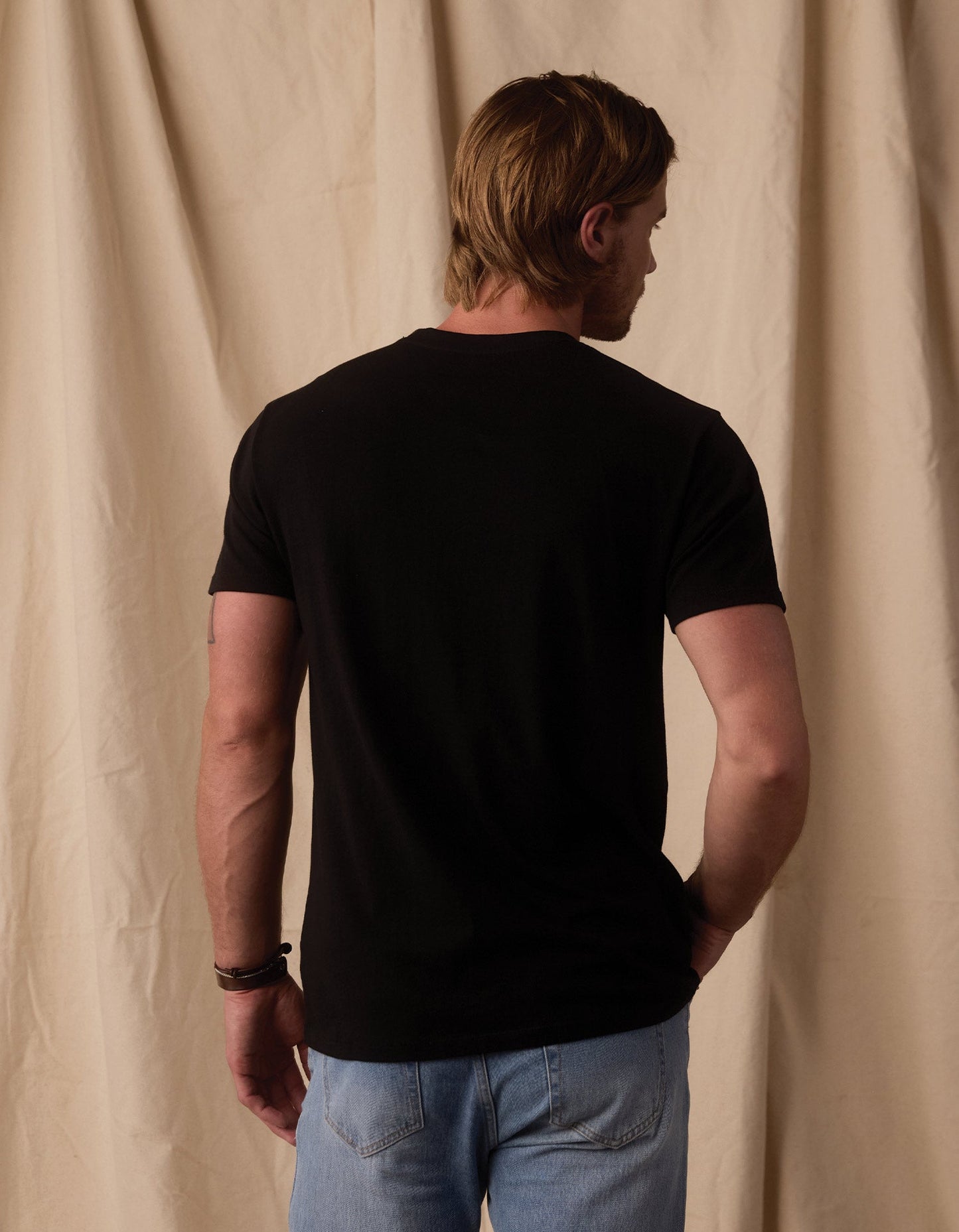 Normal Jersey Classic Tee in Black