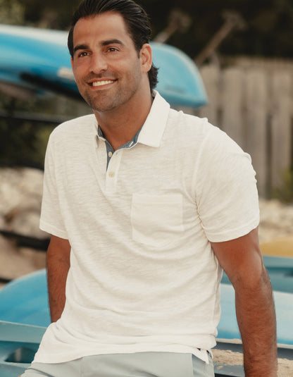 Vintage Slub Pocket Polo