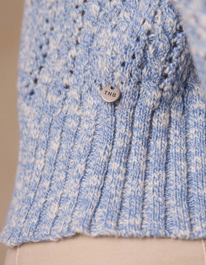 Elise Crewneck Sweater in Sky