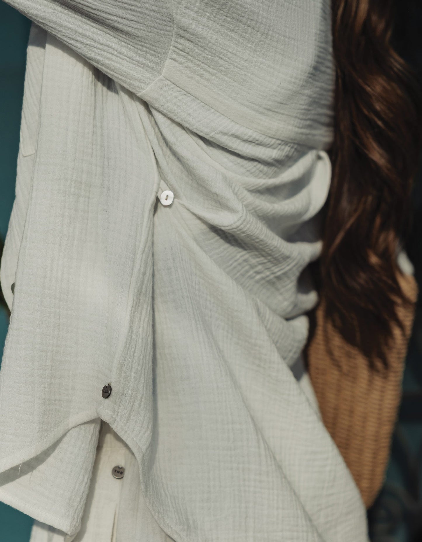 Kalo Weekender Overshirt in Ivory