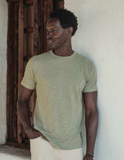 Vintage Slub Perfect Tee in Sage