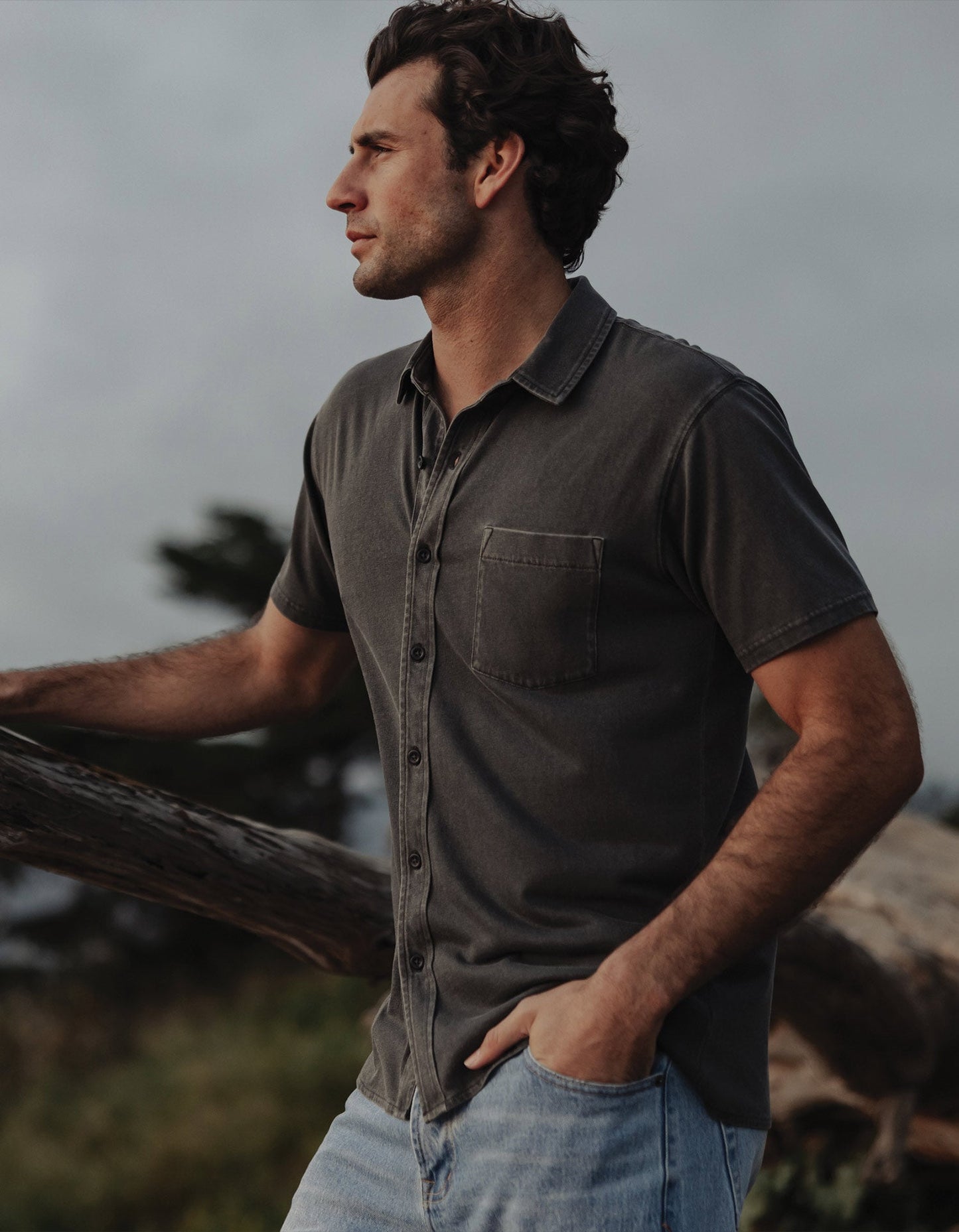 Normal Jersey Button Up