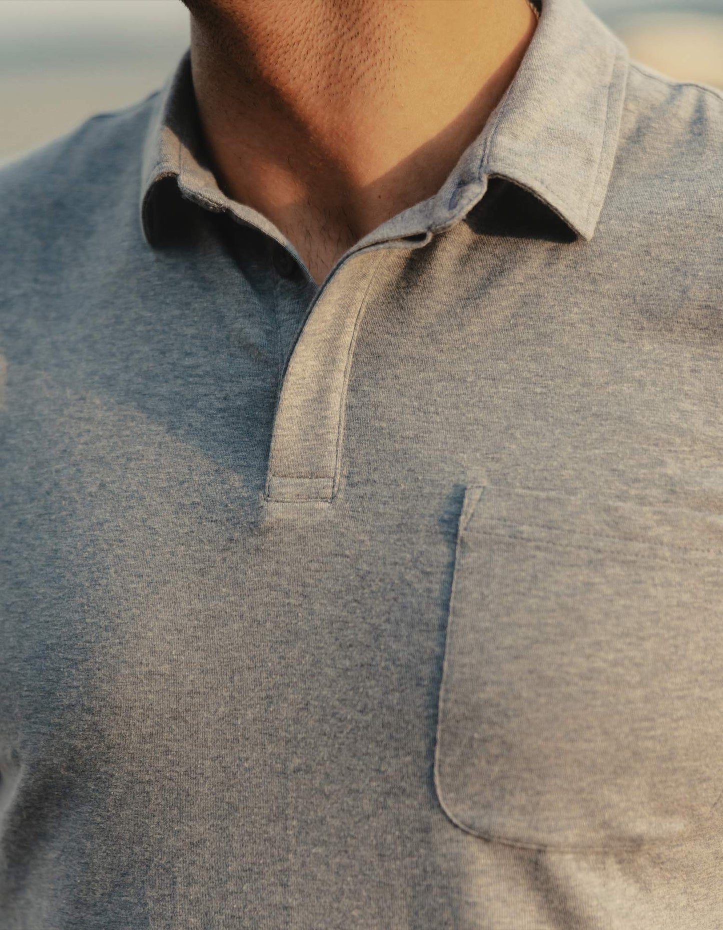 Active Puremeso Everyday Polo in Lake Blue