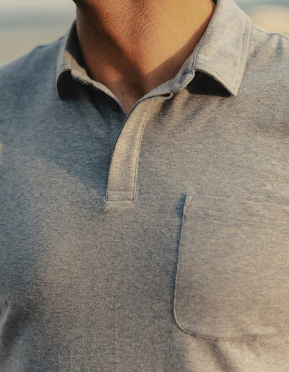 Active Puremeso Everyday Polo in Lake Blue