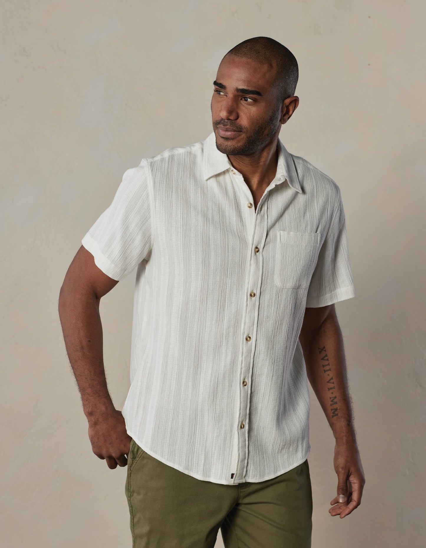 Freshwater Short Sleeve Button Up Shirt