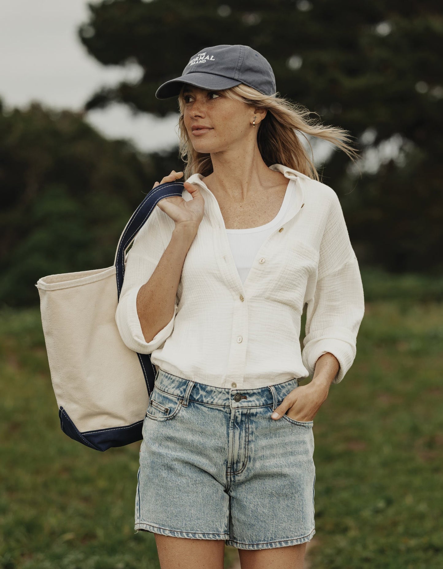 Kalo Weekender Overshirt in Ivory