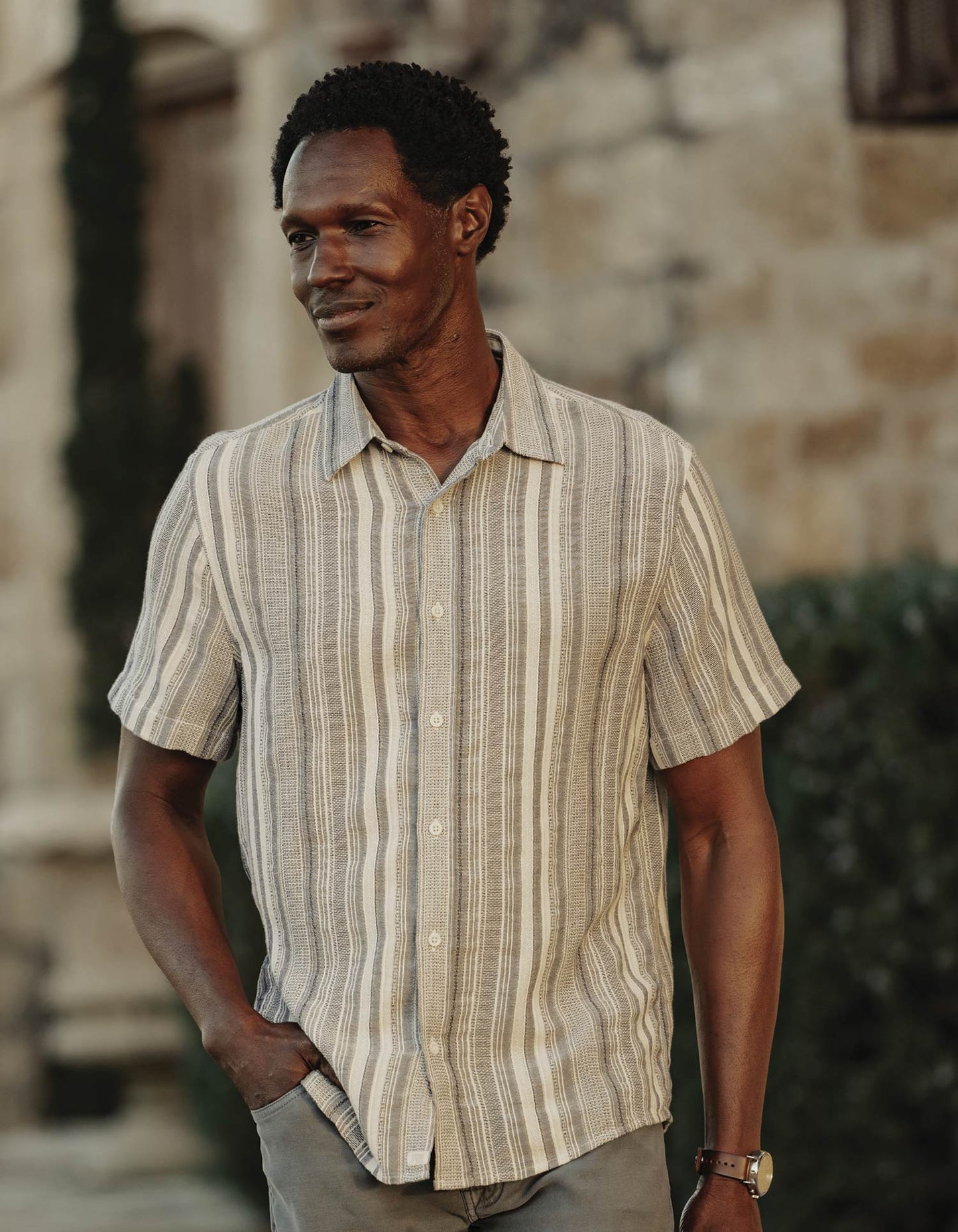 Freshwater Short Sleeve Button Up Shirt