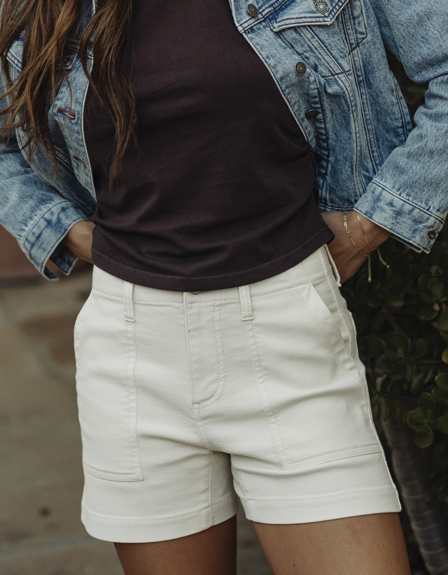 Comfort Terry Short in Ivory