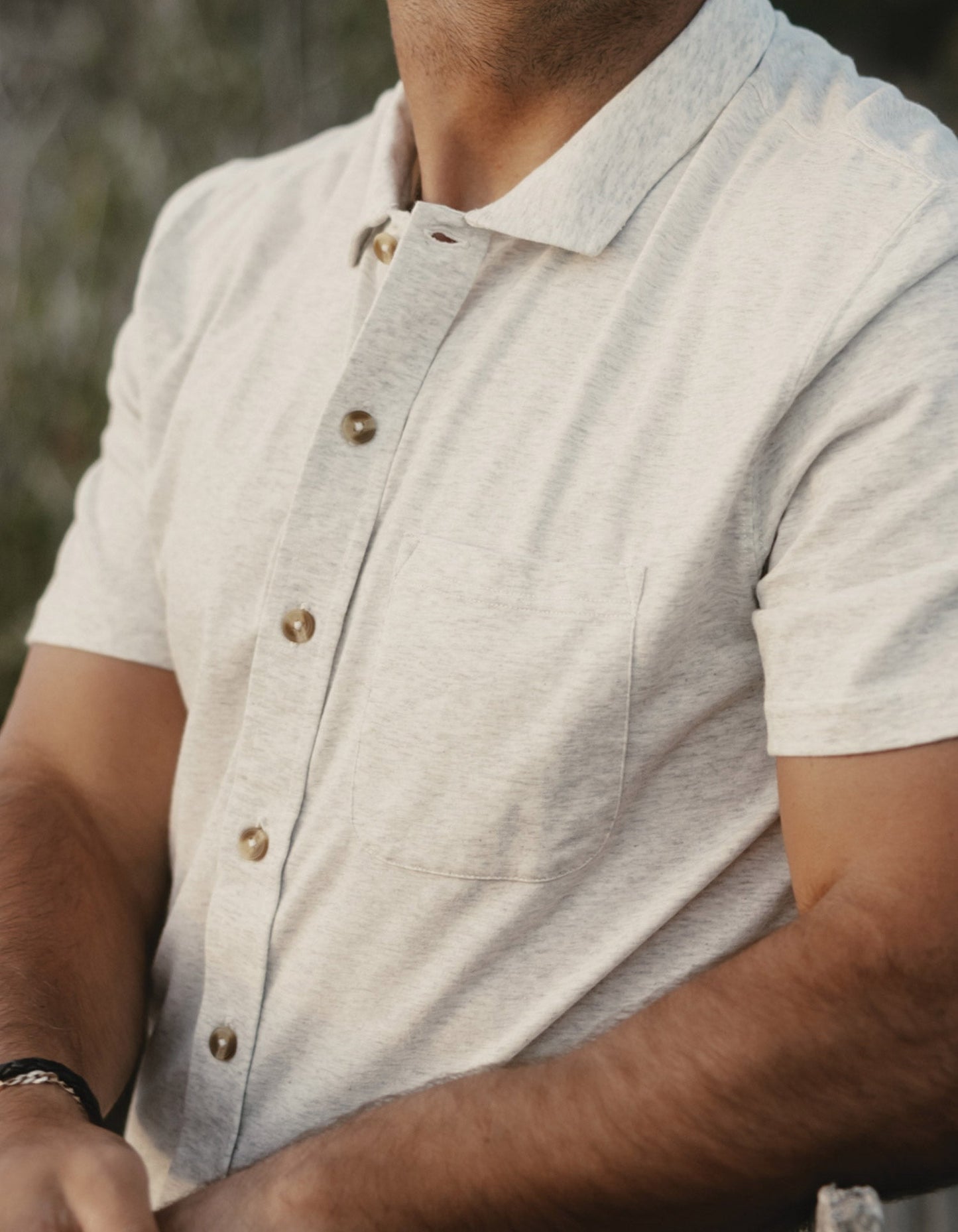 Active Puremeso Weekend Button Down in Stone